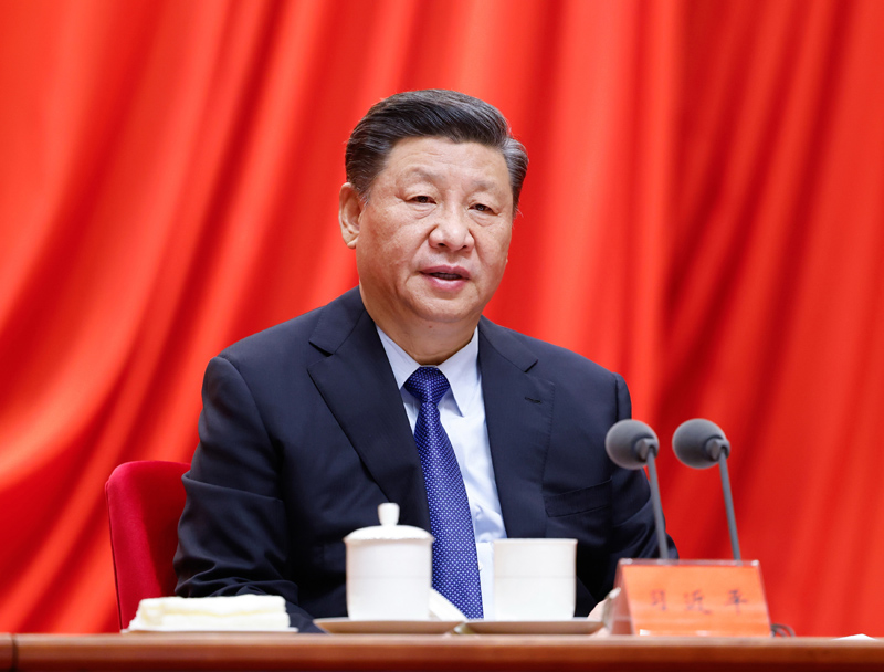 2月20日，黨史學(xué)習(xí)教育動(dòng)員大會(huì)在北京召開。中共中央總書記、國(guó)家主席、中央軍委主席習(xí)近平出席會(huì)議并發(fā)表重要講話。新華社記者 黃敬文 攝